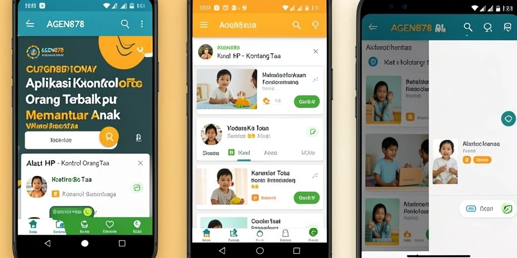 Tampilan antarmuka pengguna AGEN878 yang intuitif dan informatif.
