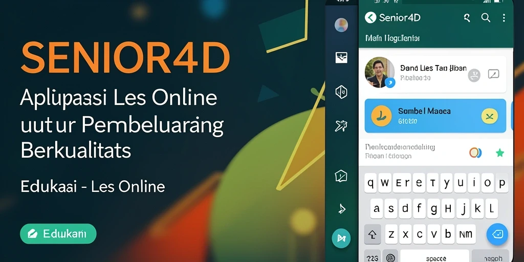 Antarmuka pengguna SENIOR4D yang intuitif dan interaktif.